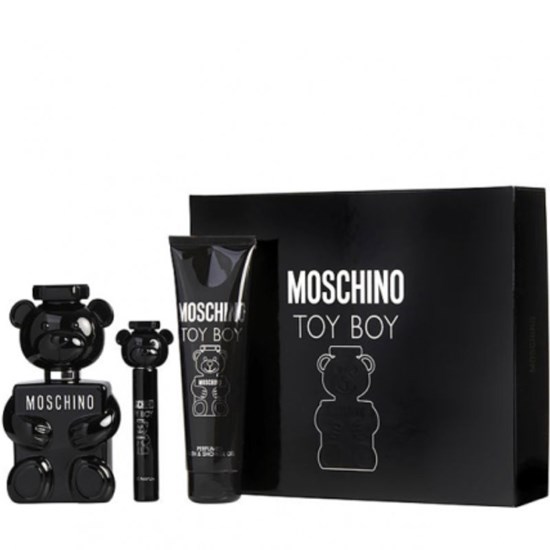 Kit Toy Boy - Moschino - Masculino - Perfume 100ml + Shower Gel 100ml + Travel 10ml