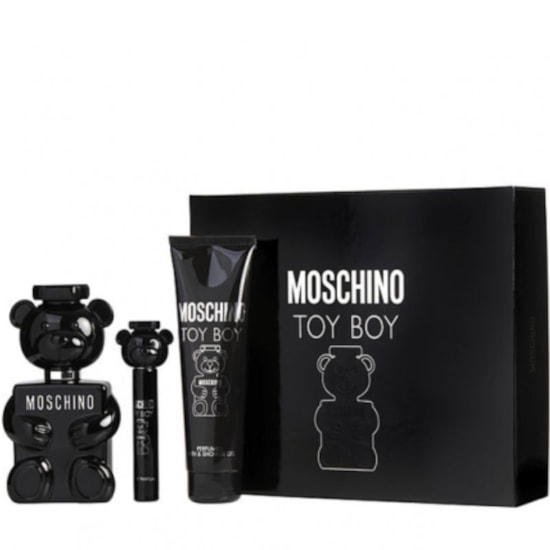 Kit Toy Boy - Moschino - Masculino - Perfume 100ml + Shower Gel 100ml + Travel 10ml Kit Toy Boy - Moschino - Masculino - Perfume 100ml + Shower Gel 100ml + Travel 10ml