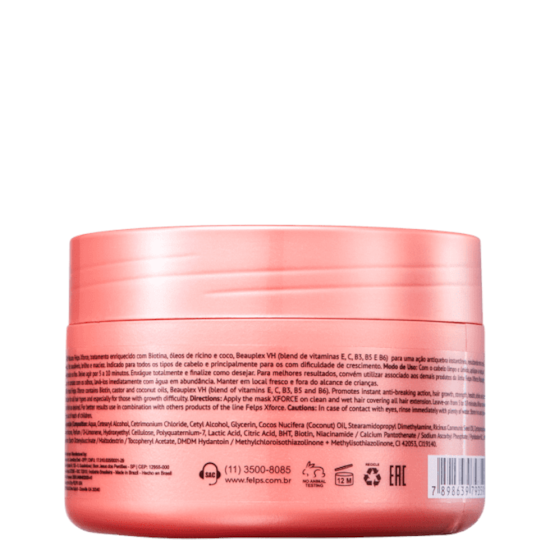 Máscara Capilar X-Force Antiquebra e Crescimento - Felps Professional - 300g Máscara Capilar X-Force Antiquebra e Crescimento - Felps Professional - 300g