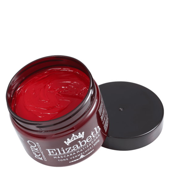 Máscara Matizadora Tons Vermelhos Red Elizabeth - Retrô Cosméticos - 300g Máscara Matizadora Tons Vermelhos Red Elizabeth - Retrô Cosméticos - 300g