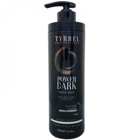 Máscara Matizante Efeito Platinado Power Dark - Tyrrel Professional - 500ml Máscara Matizante Efeito Platinado Power Dark - Tyrrel Professional - 500ml