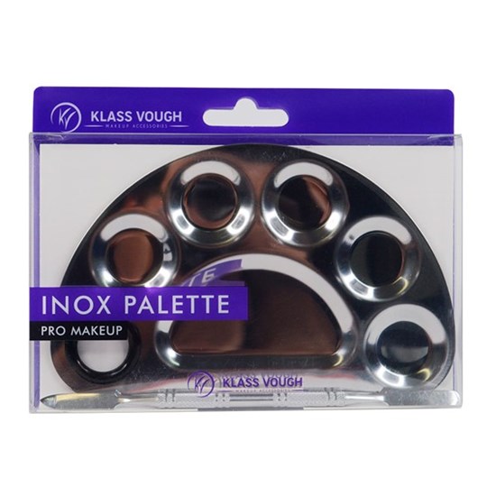 Paleta de Inox com Espátula Pro Makeup Palette - Klass Vough