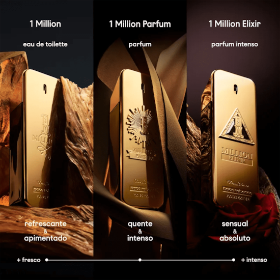 Perfume 1 Million Elixir - Paco Rabanne - Masculino - Eau de Parfum Intense - 50ml Perfume 1 Million Elixir - Paco Rabanne - Masculino - Eau de Parfum Intense - 50ml