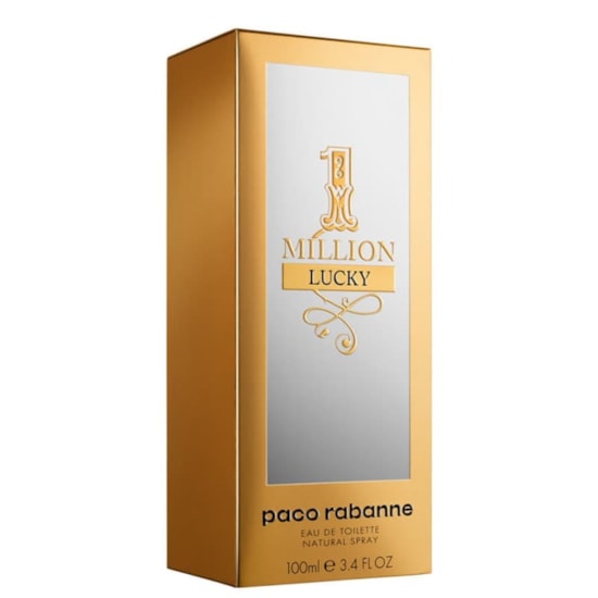 Perfume 1 Million Lucky - Paco Rabanne - Masculino - Eau de Toilette - 100ml Perfume 1 Million Lucky - Paco Rabanne - Masculino - Eau de Toilette - 100ml
