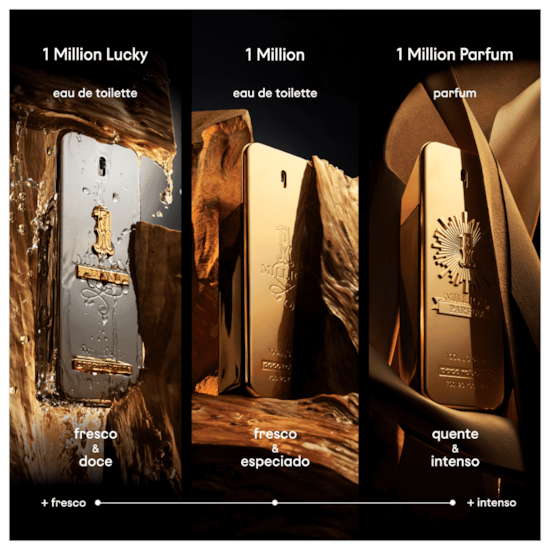 Perfume 1 Million Lucky - Paco Rabanne - Masculino - Eau de Toilette - 100ml Perfume 1 Million Lucky - Paco Rabanne - Masculino - Eau de Toilette - 100ml