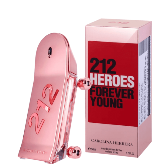 Perfume 212 Heroes for Her - Carolina Herrera - Feminino - Eau de Parfum - 50ml Perfume 212 Heroes for Her - Carolina Herrera - Feminino - Eau de Parfum - 50ml
