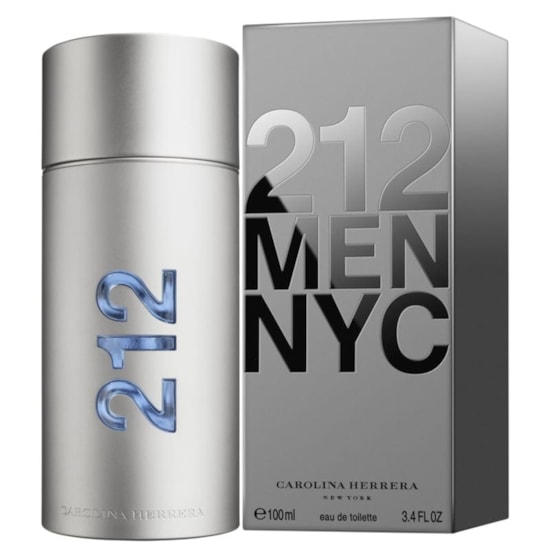 Perfume 212 Men - Carolina Herrera - Masculino - Eau de Toilette - 100ml Perfume 212 Men - Carolina Herrera - Masculino - Eau de Toilette - 100ml