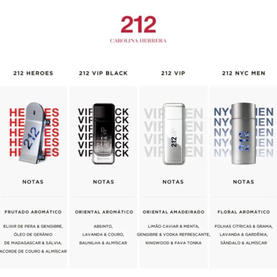 Perfume 212 Men Heroes - Carolina Herrera - Masculino - Eau de Toilette - 150ml Perfume 212 Men Heroes - Carolina Herrera - Masculino - Eau de Toilette - 150ml