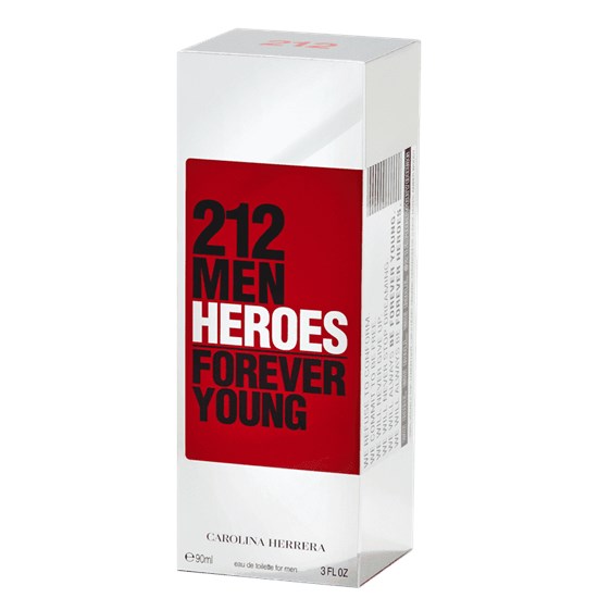 Perfume 212 Men Heroes - Carolina Herrera - Masculino - Eau de Toilette - 90ml