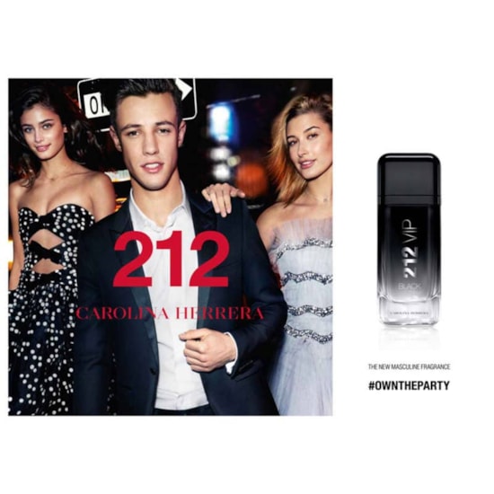 Perfume 212 VIP Black - Carolina Herrera - Masculino - Eau de Parfum - 100ml Perfume 212 VIP Black - Carolina Herrera - Masculino - Eau de Parfum - 100ml