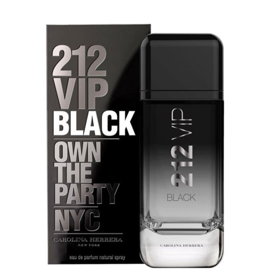 Perfume 212 VIP Black - Carolina Herrera - Masculino - Eau de Parfum - 200ml