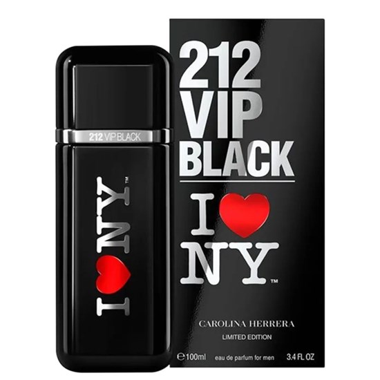 Perfume 212 VIP Black I Love NY - Edição Limitada - Carolina Herrera - Masculino - Eau de Parfum - 100ml