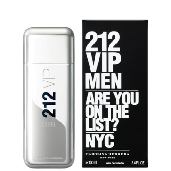 Perfume 212 VIP Men - Carolina Herrera - Masculino - Eau de Toilette - 100ml Perfume 212 VIP Men - Carolina Herrera - Masculino - Eau de Toilette - 100ml