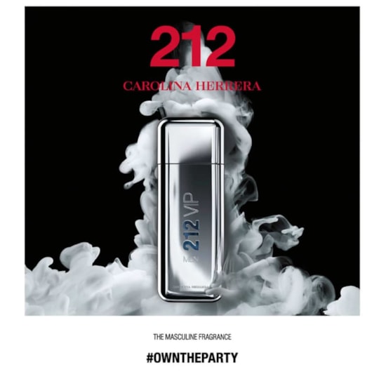 Perfume 212 VIP Men - Carolina Herrera - Masculino - Eau de Toilette - 100ml Perfume 212 VIP Men - Carolina Herrera - Masculino - Eau de Toilette - 100ml