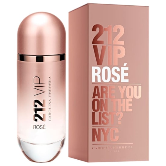Perfume 212 VIP Rosé - Carolina Herrera - Eau de Parfum - Feminino - 125ml Perfume 212 VIP Rosé - Carolina Herrera - Eau de Parfum - Feminino - 125ml