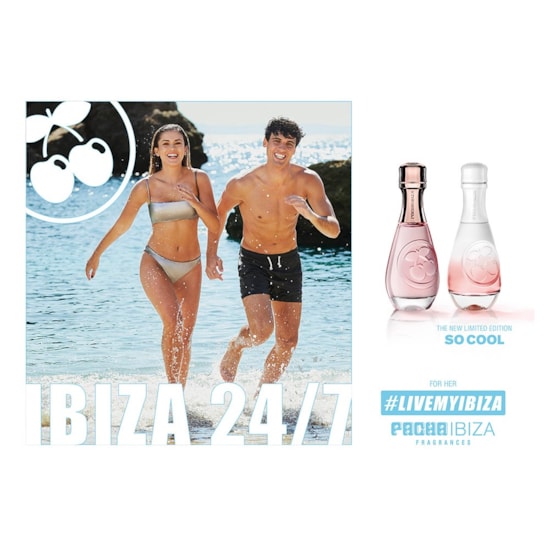 Perfume 24/7 So Cool Her - Pacha Ibiza - Feminino - Eau de Toilette - 80ml Perfume 24/7 So Cool Her - Pacha Ibiza - Feminino - Eau de Toilette - 80ml