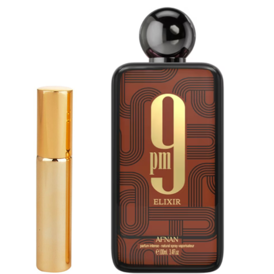 Perfume 9PM Elixir Pocket - Afnan - Unissex - Extrait de Parfum - 15ml