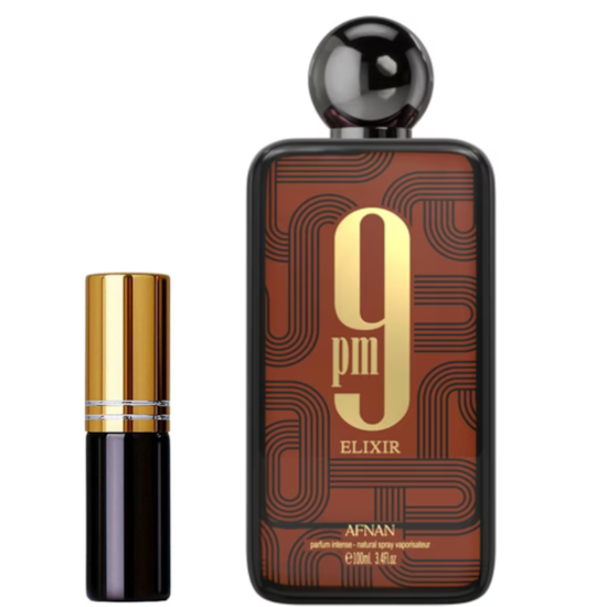 Perfume 9PM Elixir Pocket - Afnan - Unissex - Extrait de Parfum - 5ml