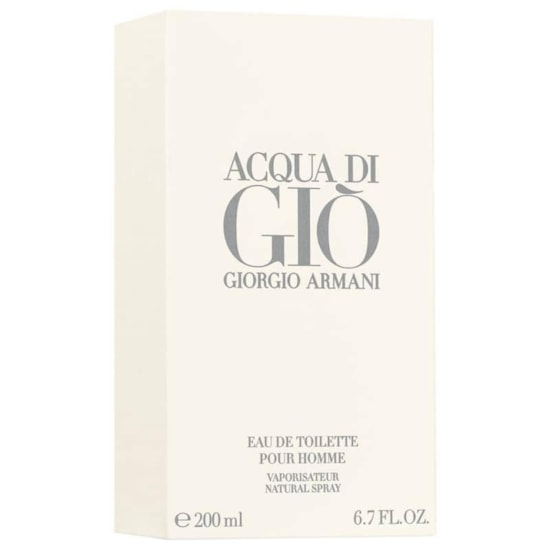 Perfume Acqua di Giò - Giorgio Armani - Masculino - Eau de Toilette - 200ml Perfume Acqua di Giò - Giorgio Armani - Masculino - Eau de Toilette - 200ml
