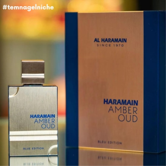 Perfume Amber Oud Bleu Edition - Al Haramain - Masculino - Extrait Parfum - 100ml Perfume Amber Oud Bleu Edition - Al Haramain - Masculino - Extrait Parfum - 100ml