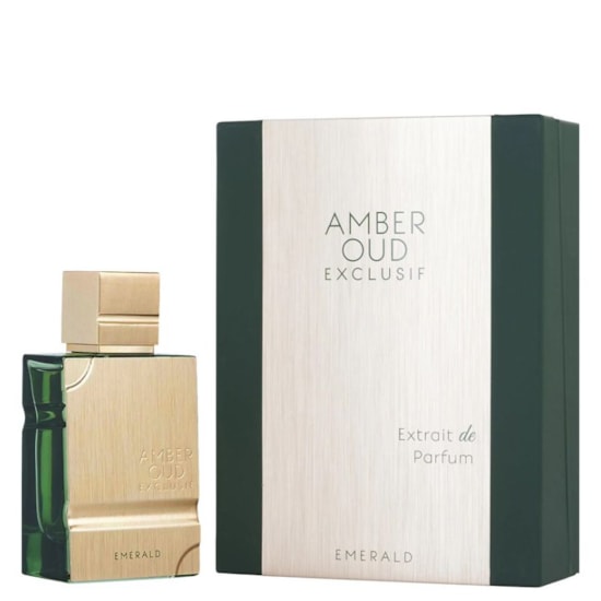 Perfume Amber Oud Exclusif Emerald - Al Haramain - Masculino - Extrait Parfum - 60ml Perfume Amber Oud Exclusif Emerald - Al Haramain - Masculino - Extrait Parfum - 60ml