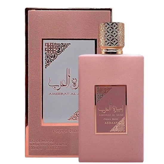 Perfume Ameerat Al Arab Prive Rose - Asdaaf - Feminino - Eau de Parfum - 100ml