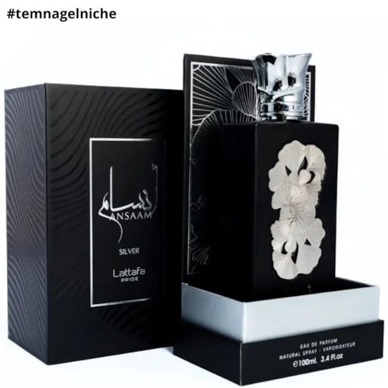 Perfume Ansaam Silver Pocket - Lattafa - Unissex - Eau de Parfum - 10ml Perfume Ansaam Silver Pocket - Lattafa - Unissex - Eau de Parfum - 10ml