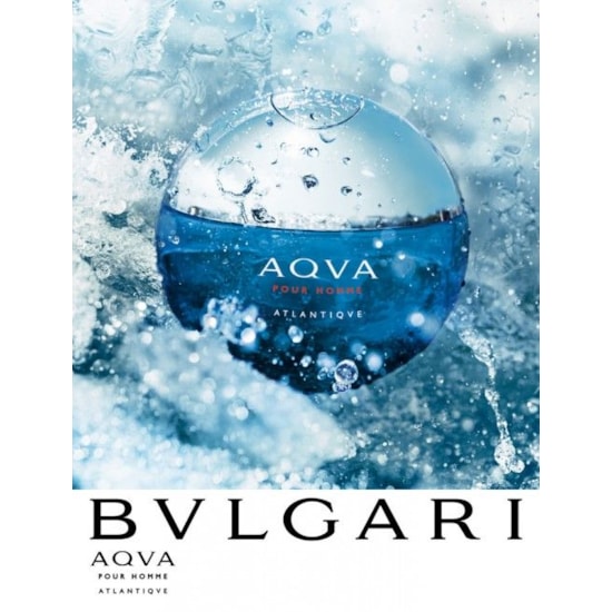 Perfume Aqva Atlantiqve - Bvlgari - Masculino - Eau de Toilette - 100ml Perfume Aqva Atlantiqve - Bvlgari - Masculino - Eau de Toilette - 100ml