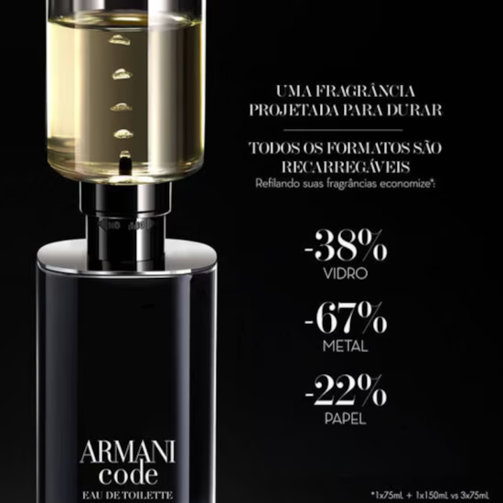 Perfume Armani Code - Giorgio Armani - Masculino - Eau de Toilette - 200ml Perfume Armani Code - Giorgio Armani - Masculino - Eau de Toilette - 200ml