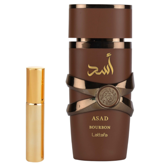 Perfume Asad Bourbon Pocket - Lattafa - Masculino - Eau de Parfum - 10ml Perfume Asad Bourbon Pocket - Lattafa - Masculino - Eau de Parfum - 10ml