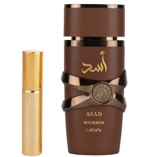 Perfume Asad Bourbon Pocket - Lattafa - Masculino - Eau de Parfum - 15ml Perfume Asad Bourbon Pocket - Lattafa - Masculino - Eau de Parfum - 15ml
