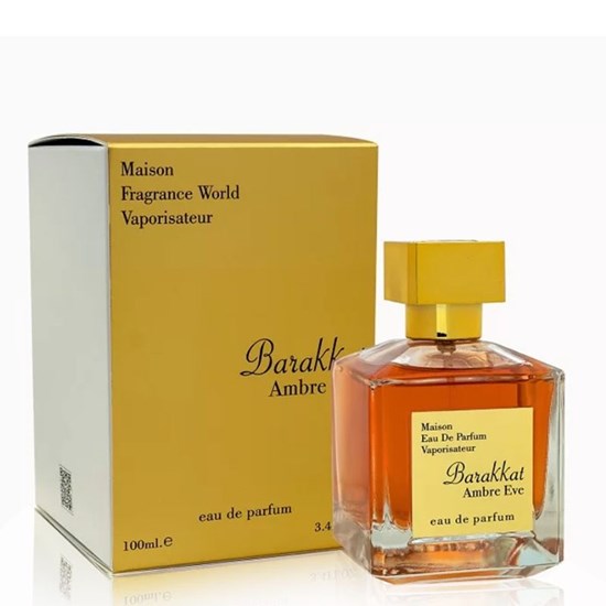 Perfume Barakkat Ambre Eve - Fragrance World - Unissex - Eau de Parfum - 100ml
