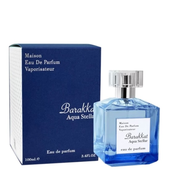 Perfume Barakkat Aqua Stellar - Fragrance World - Unissex - Eau de Parfum - 100ml