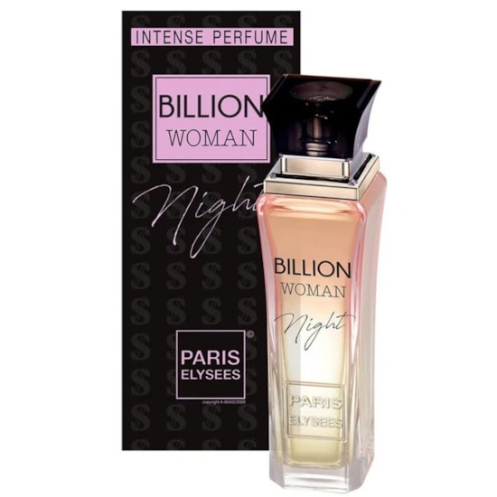Perfume Billion Woman Night - Paris Elysees - Feminino - Eau de Toilette - 100ml Perfume Billion Woman Night - Paris Elysees - Feminino - Eau de Toilette - 100ml