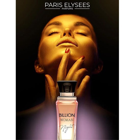 Perfume Billion Woman Night - Paris Elysees - Feminino - Eau de Toilette - 100ml