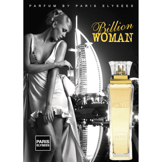 Perfume Billion Woman - Paris Elysees - Feminino - Eau de Toilette - 100ml Perfume Billion Woman - Paris Elysees - Feminino - Eau de Toilette - 100ml