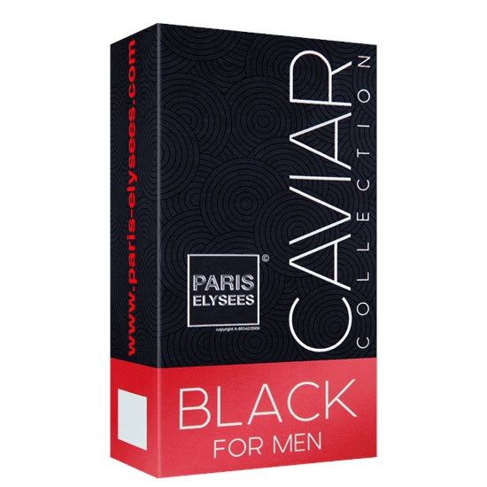 Perfume Black Caviar - Paris Elysees - Masculino - Eau de Toilette - 100ml