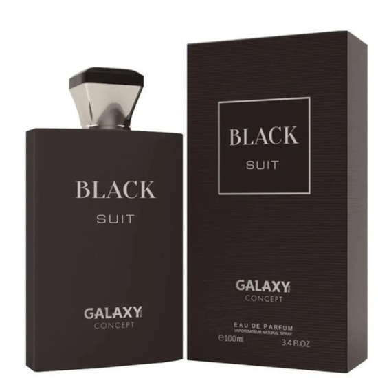 Perfume Black Suit - Galaxy - Masculino - Eau de Parfum - 100ml Perfume Black Suit - Galaxy - Masculino - Eau de Parfum - 100ml