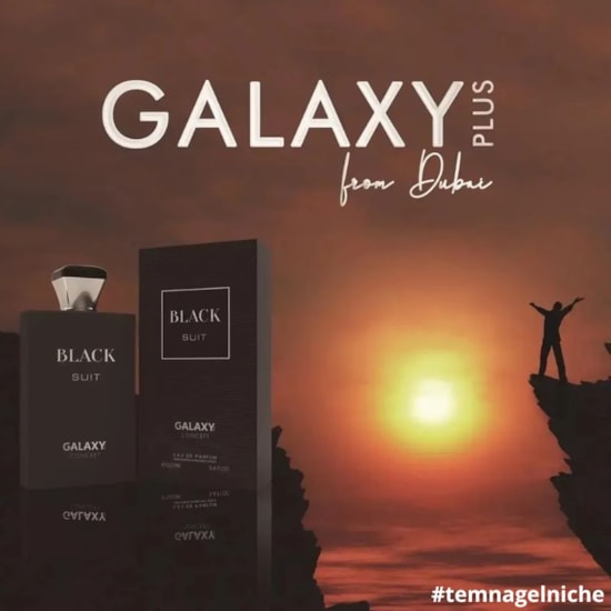 Perfume Black Suit - Galaxy - Masculino - Eau de Parfum - 100ml Perfume Black Suit - Galaxy - Masculino - Eau de Parfum - 100ml