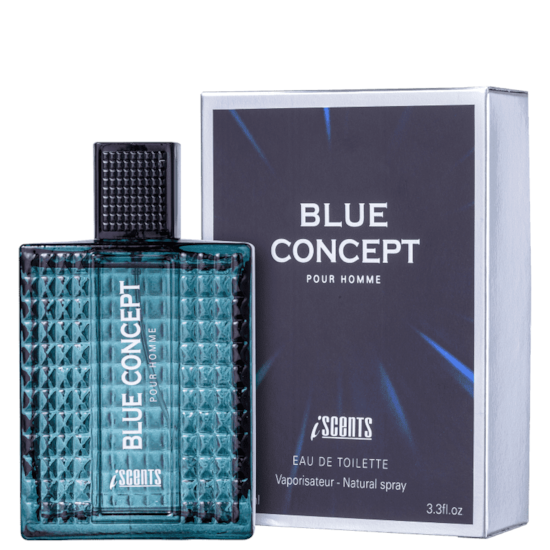 Perfume Blue Concept - I-Scents - Masculino - Eau de Toilette - 100ml Perfume Blue Concept - I-Scents - Masculino - Eau de Toilette - 100ml