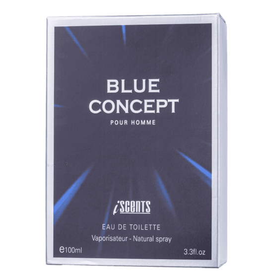 Perfume Blue Concept - I-Scents - Masculino - Eau de Toilette - 100ml Perfume Blue Concept - I-Scents - Masculino - Eau de Toilette - 100ml