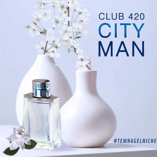 Perfume Club 420 City Man - Linn Young - Masculino - Eau de Toilette - 100ml Perfume Club 420 City Man - Linn Young - Masculino - Eau de Toilette - 100ml
