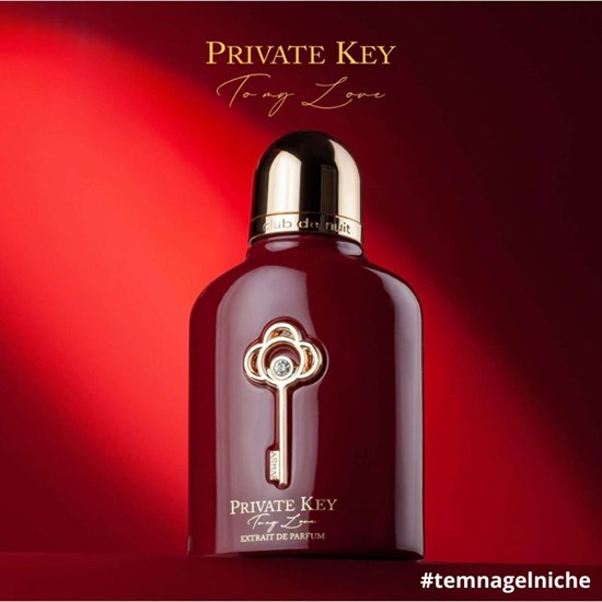 Perfume Club de Nuit Private Key My Love - Armaf - Unissex - Extrait de Parfum - 100ml