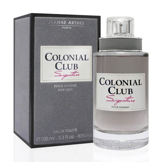 Perfume Colonial Club Signature - Jeanne Arthes - Masculino - Eau de Toilette - 100ml Perfume Colonial Club Signature - Jeanne Arthes - Masculino - Eau de Toilette - 100ml