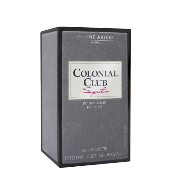 Perfume Colonial Club Signature - Jeanne Arthes - Masculino - Eau de Toilette - 100ml Perfume Colonial Club Signature - Jeanne Arthes - Masculino - Eau de Toilette - 100ml