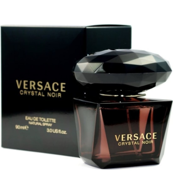 Perfume Crystal Noir - Versace - Feminino - Eau de Toilette - 90ml Perfume Crystal Noir - Versace - Feminino - Eau de Toilette - 90ml