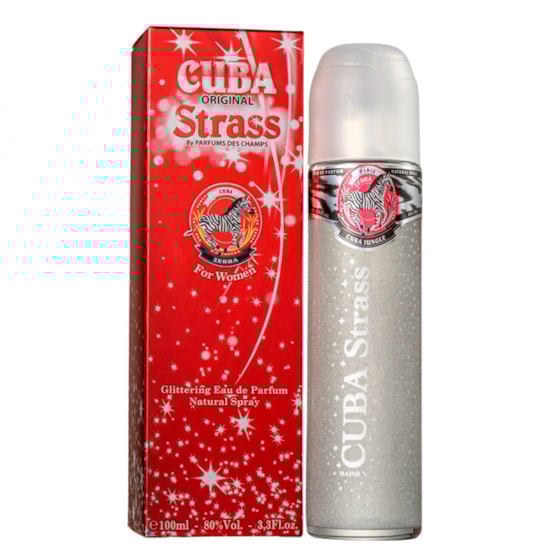 Perfume Cuba Jungle Strass Zebra Women - Cuba Paris By Parfums Des Champs - Feminino - Eau de Parfum - 100ml Perfume Cuba Jungle Strass Zebra Women - Cuba Paris By Parfums Des Champs - Feminino - Eau de Parfum - 100ml