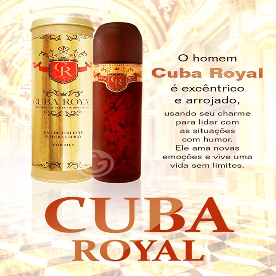 Perfume Cuba Royal Men - Cuba Paris By Parfums Des Champs - Masculino - Eau de Toilette