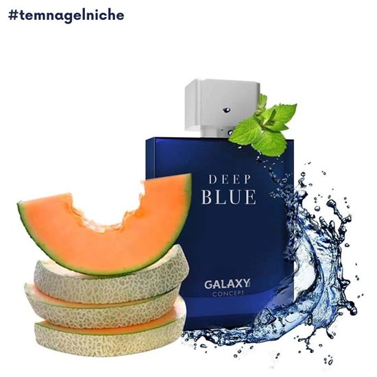 Perfume Deep Blue - Galaxy - Masculino - Eau de Parfum - 100ml