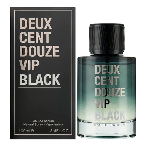 Perfume Deux Cent Douze Vip Black - Fragrance World - Masculino - Eau de Parfum - 100ml